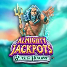 Official Jackpots logo: Almighty Jackpots – Realm of Poseidon by Novomatic at KokoBet Casino