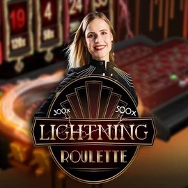 Lightning Roulette logo by Evolution KokoBet Casino