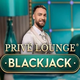 Privé Lounge Blackjack online game logo by Pragmatic Play on kokosbet.nl