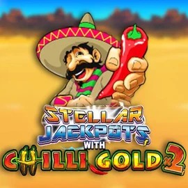 Stellar Jackpots with Chilli Gold x2 logo – Jackpots by Lightning Box Game at KokoBet Casino